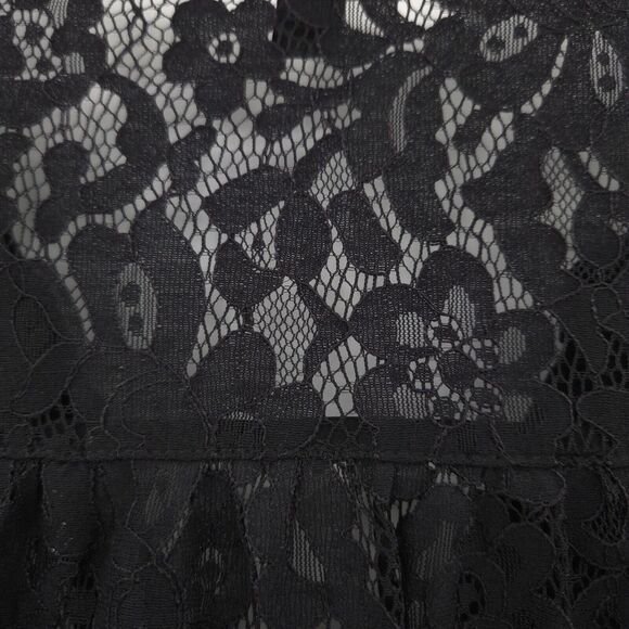 Torrid lace Harper top Size 4X black semi-sheer - Picture 13 of 13
